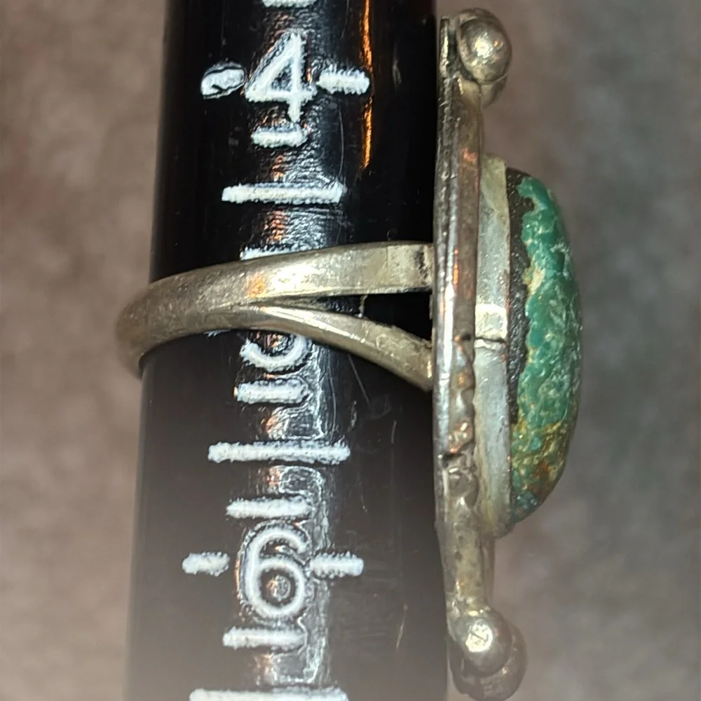 Turquoise and Sterling Ring